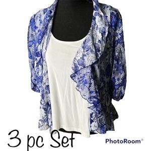 Perceptions 3 pc Pant Set Size 14